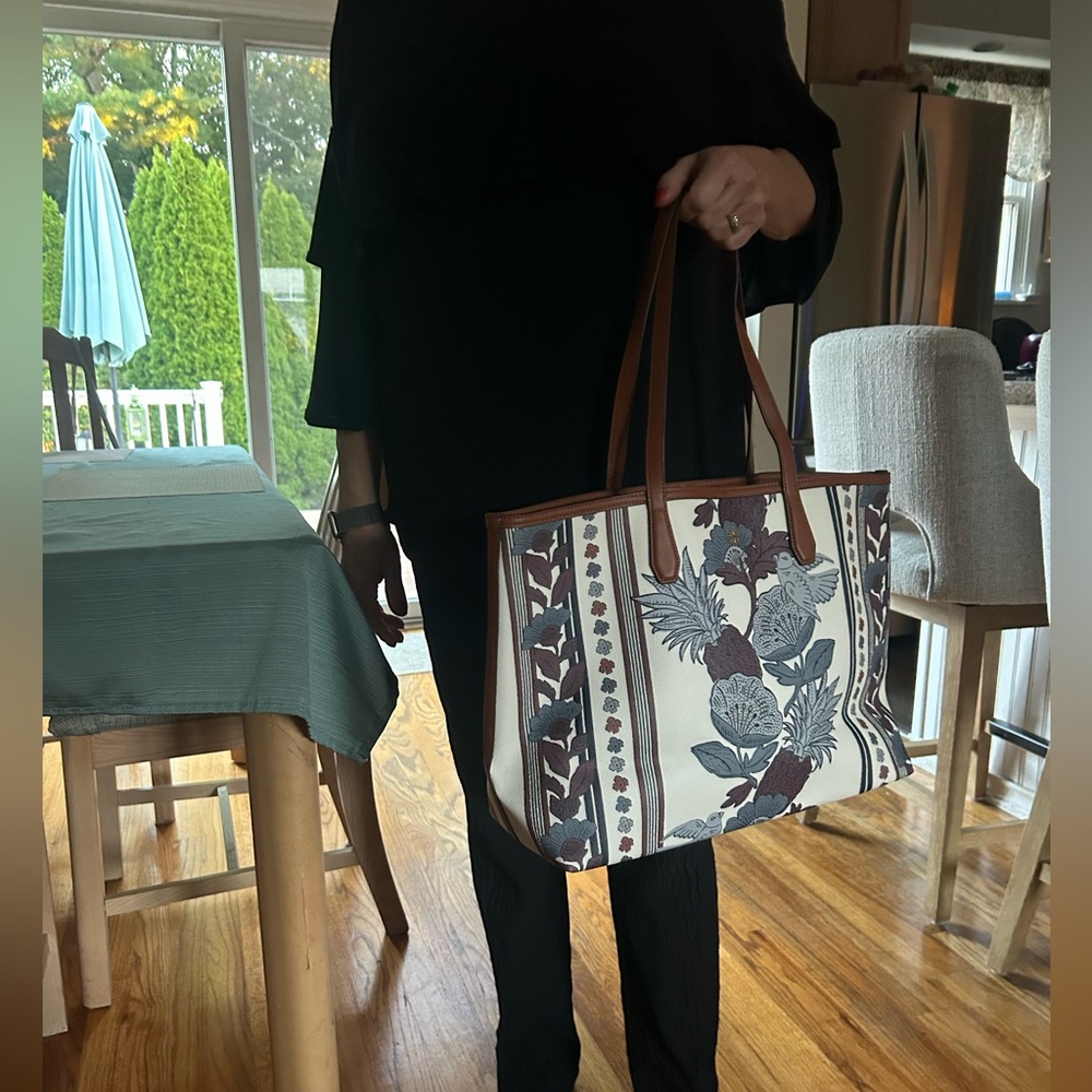 Tory Burch Floral Tote - Picture 2 of 5